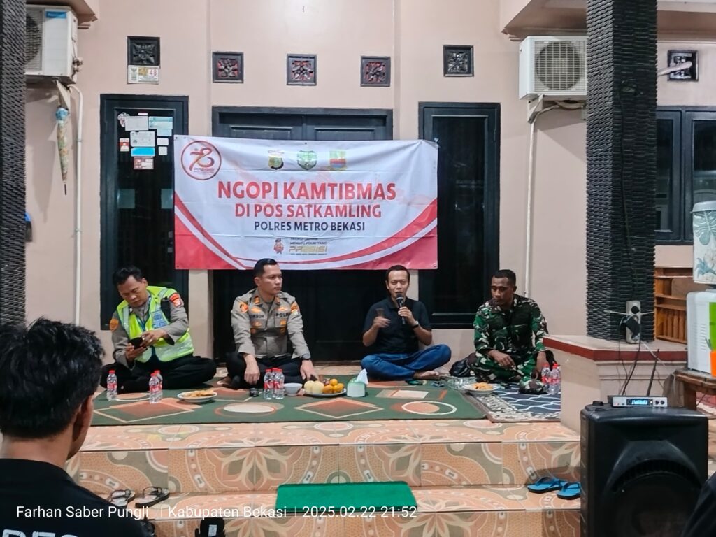 Demi Kenyamanan dan Ketertiban Warga, Kapolsek Cikarang Pusat AKP Elia Umboh Beserta Anggota, Gelar Patroli Untuk Mengurangi Kejahatan dan Balap Liar