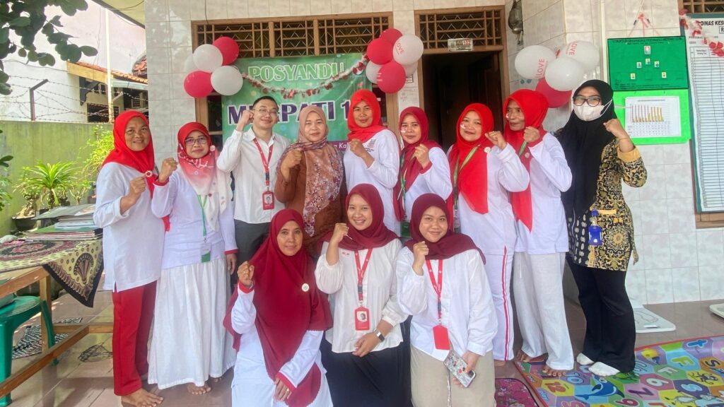Keseruan Posyandu Merpati 18 di Puskesmas Cikarang